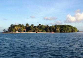 Arrivée à l’Ilet Gosier, Guadeloupe