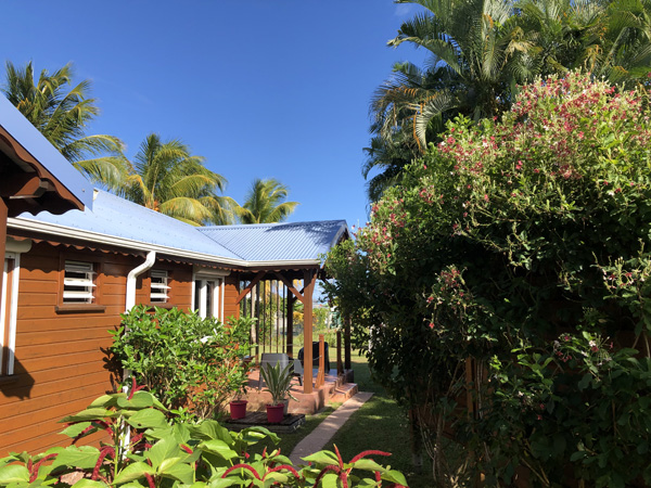 The Creole-style cottages in Lamateliane